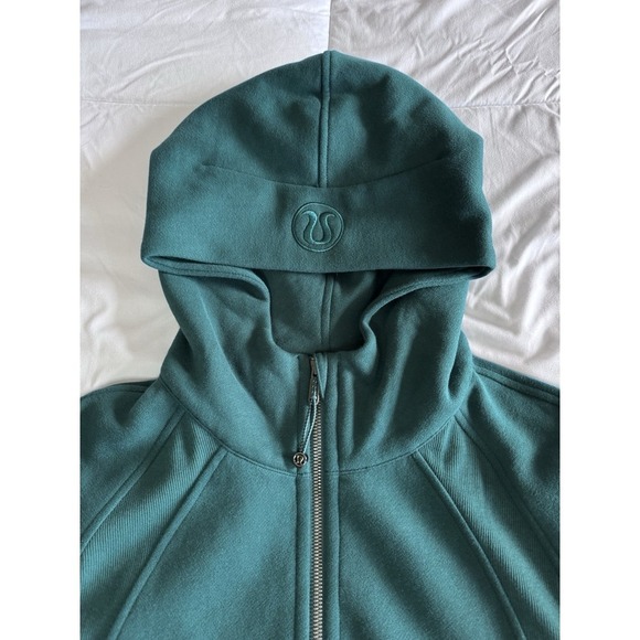 New lululemon Scuba Oversized Half Zip Hoodie Size M/L Storm Teal Sold Out - Picture 5 of 10